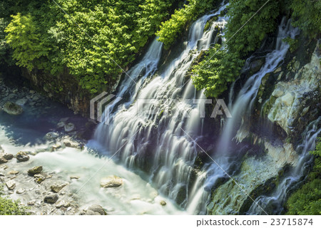 Shirahige waterfall of Biei Shirogane Town 23715874