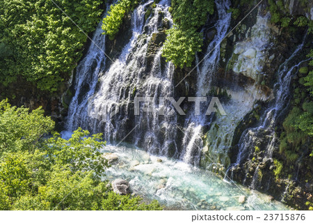 Shirahige waterfall of Biei Shirogane Town 23715876