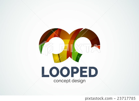 Abstract business company infinity logo template Abstract business company infinity logo template 23717785