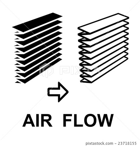 air filter black symbol 23718155