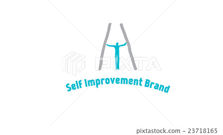 Self improvement vector logo design template Self improvement vector logo design template 23718165