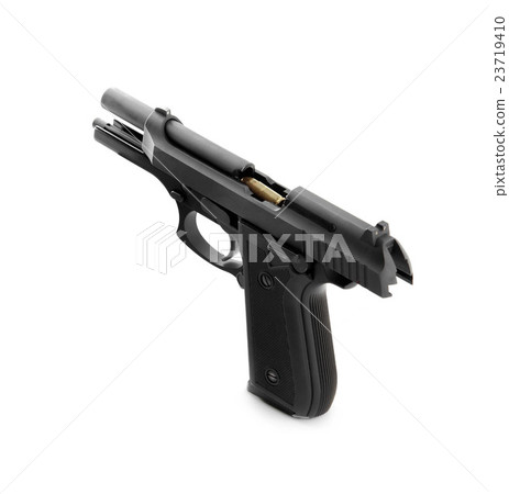 Handgun with loaded bullet 23719410
