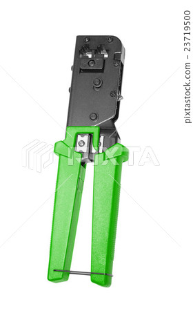 opened crimper tool isolated on white 23719500
