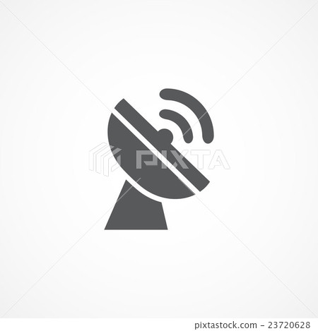 Satellite dish icon 23720628