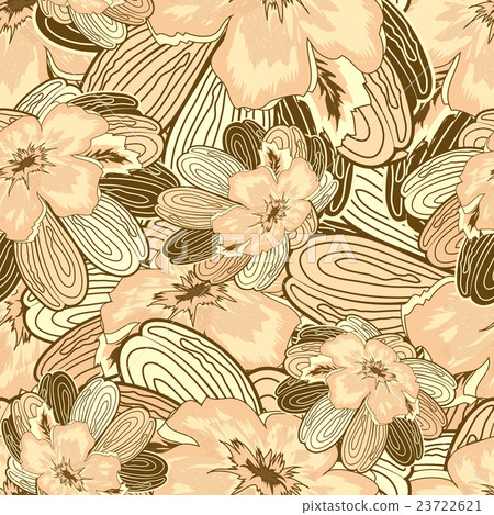 Seamless Floral Ornamental Pattern 23722621