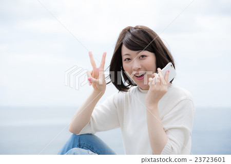 智能手機女 智能手機女 23723601