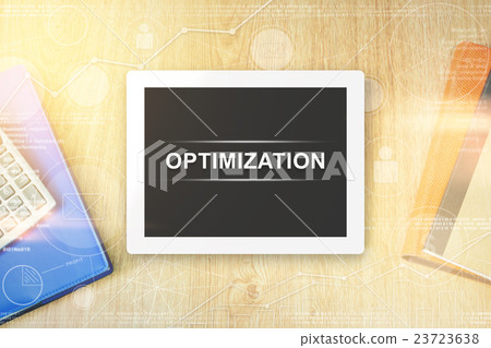 optimization word on tablet 23723638
