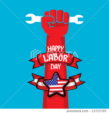 Usa labor day vector background. 23725705