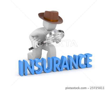 Detective inspected insurance - Stock Illustration [23725811] - PIXTA
