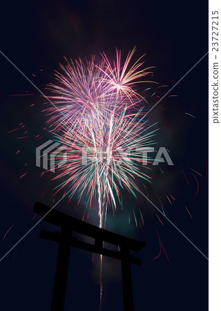 Fireworks and Otorii Fireworks and Otorii 23727215
