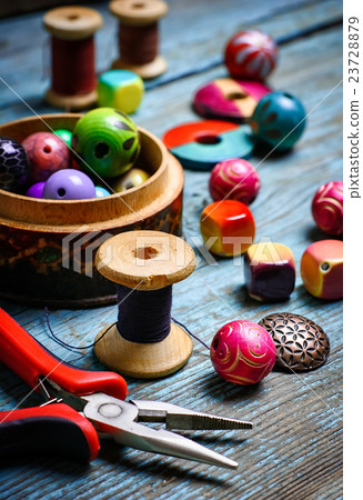 Set beads for making jewelry 23728879