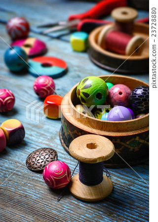 Set beads for making jewelry 23728880