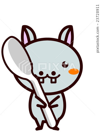Animal series with spoon 23728911