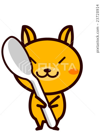 Animal series with spoon 23728914