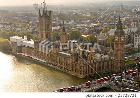 Big Ben and Houses of Parliament, London, UK.. Big Ben and Houses of Parliament, London, UK.. 23729721