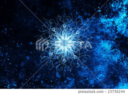 Ornamental mandala. Original hand draw and Ornamental mandala. Original hand draw and 23730244