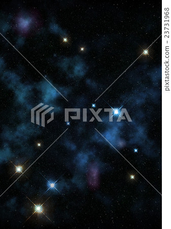 Star field in space and a nebulae Star field in space and a nebulae 23731968