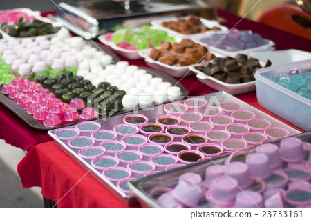 group of jelly (desserts) group of jelly (desserts) 23733161