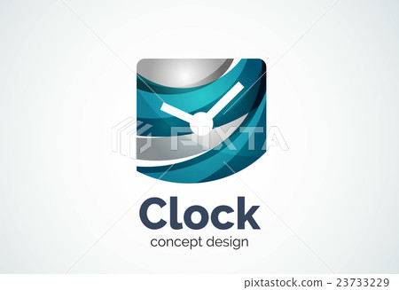 Clock logo template, time management business Clock logo template, time management business 23733229