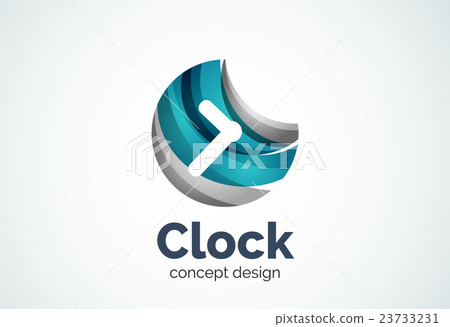 Clock logo template, time management business Clock logo template, time management business 23733231