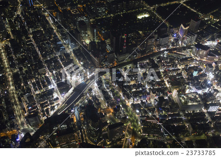 近銀座地區的航拍照片 23733785