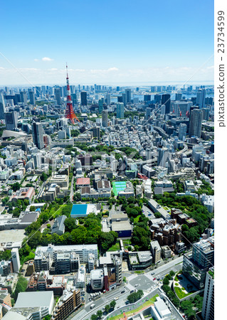 [東京]東京塔和城市景觀 23734599