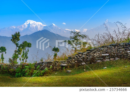 Annapurna and Machupuchare Nepal 23734666