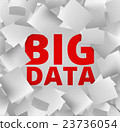 big data concept with falling papers 23736054