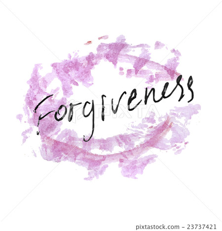 Forgiveness word written  23737421