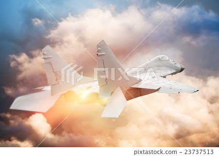 modern fighter sky with shallow depth of field modern fighter sky with shallow depth of field 23737513