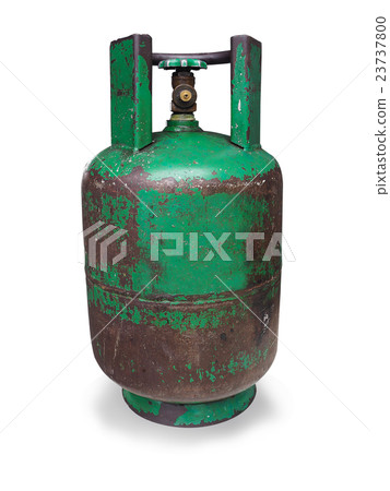 Gas tank used isolated on white background. Gas tank used isolated on white background. 23737800