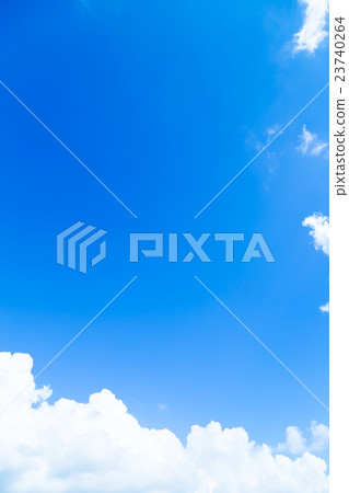 Vividly finished Cumulonimbus Sky and clouds Photo material Sky background material Copy space Advertising space Midsummer image Vividly finished Cumulonimbus Sky and clouds Photo material Sky background material Copy space Advertising space Midsummer image 23740264
