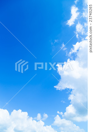 Vividly finished Cumulonimbus Sky and clouds Photo material Sky background material Copy space Advertising space Midsummer image Vividly finished Cumulonimbus Sky and clouds Photo material Sky background material Copy space Advertising space Midsummer image 23740265