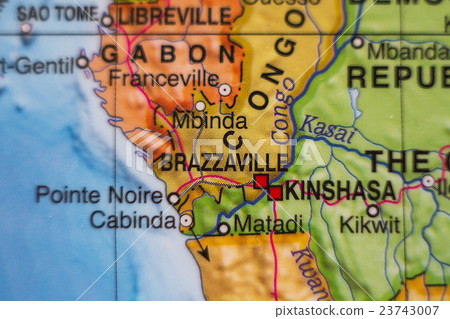 Congo country map . 23743007