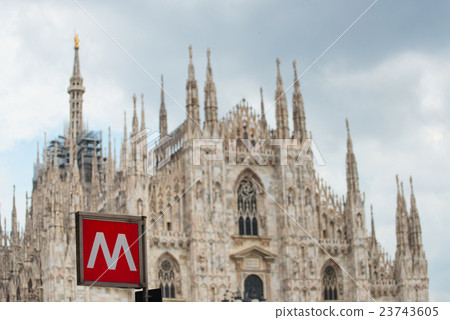 Subway in Milan's Duomo 23743605