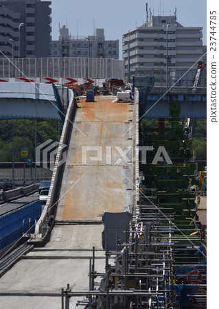 首都公路1號羽田更新工程：Oi JCT橋正在進行部分重建 23744785