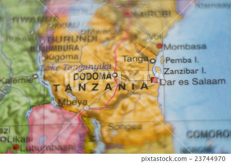 Tanzania country map . Tanzania country map . 23744970
