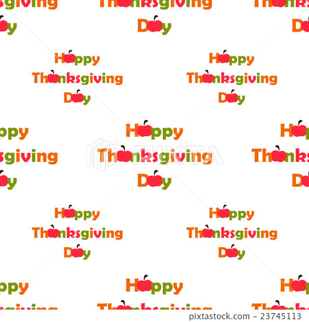 seamless pattern Thanksgiving Day. vector. flat - Stock Illustration ...