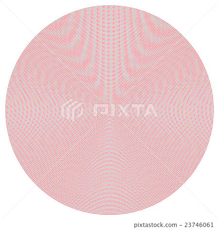 Radial dot pattern 23746061