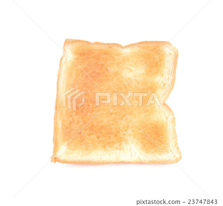 Toast slice bread  on white background. 23747843