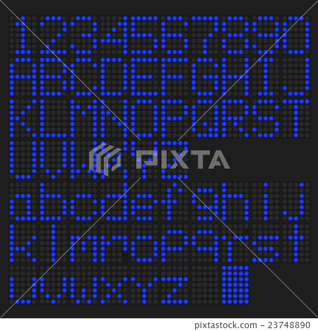 Led uppercase, lowercase English alphabet number Led uppercase, lowercase English alphabet number 23748890