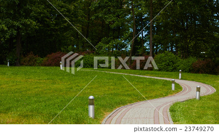 Stone Pathway in the Green Park Stone Pathway in the Green Park 23749270