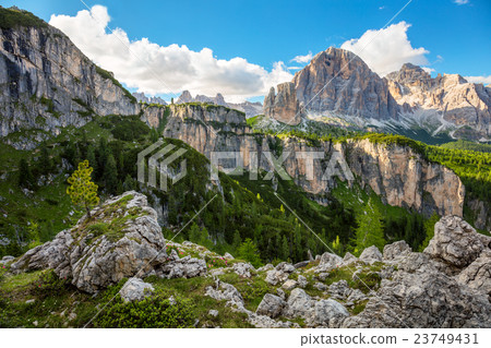 Summer Mountain Landscape  Alps, Italy, Europe 23749431