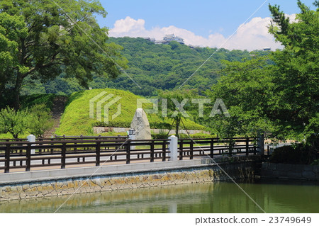 從城山公園看到的松山城 從城山公園看到的松山城 23749649
