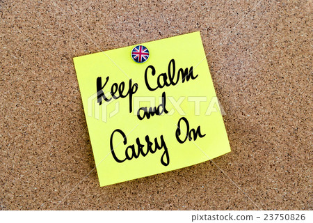written text KEEP CALM AND CARRY ON written text KEEP CALM AND CARRY ON 23750826
