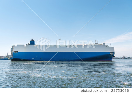 Stock Photo: car carrier ship, boat, boating