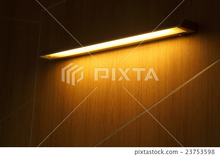 Neon tube yellow light Neon tube yellow light 23753598