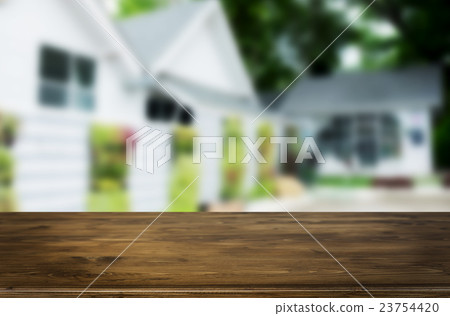 Perspective wood with blurred in park background Perspective wood with blurred in park background 23754420