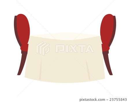Restaurant table vector illustration. 23755843