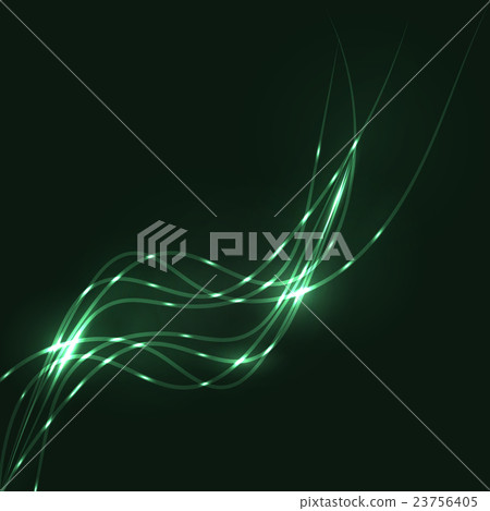 Abstract green waves background Abstract green waves background 23756405